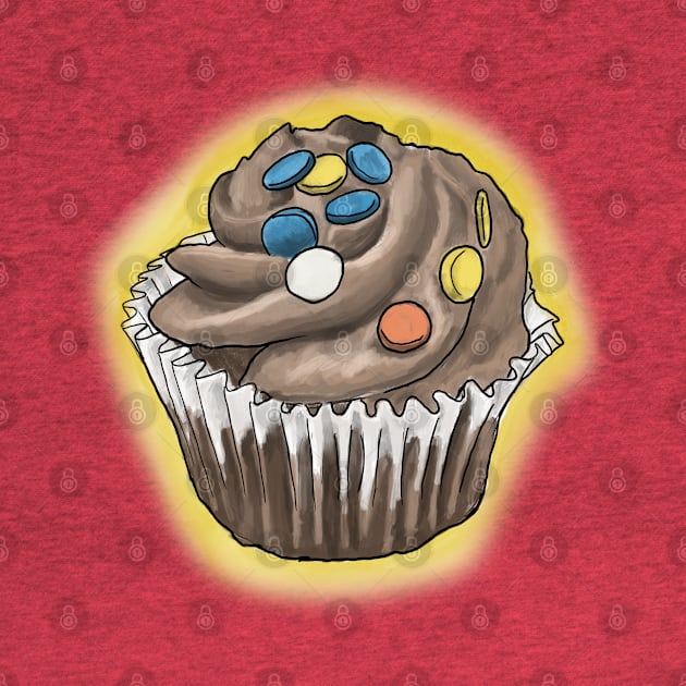 Chocolate Cupcake by famousdinosaurs